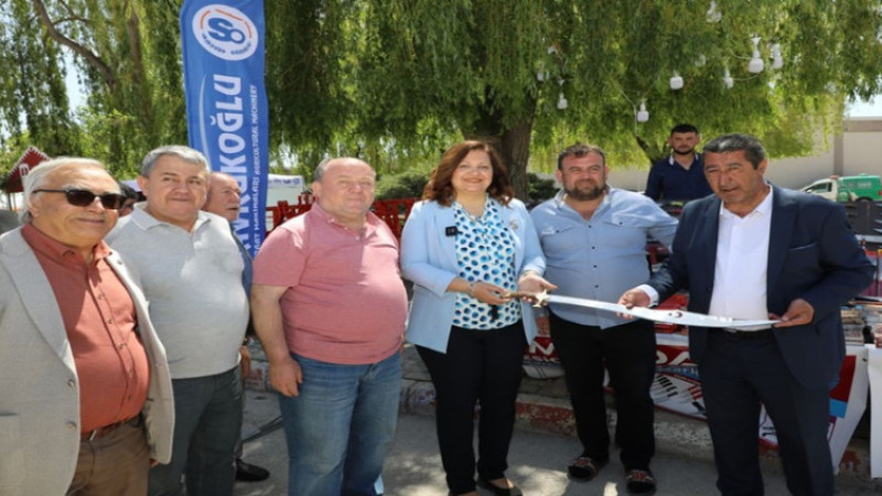 Başkan Burcu Köksal'dan Tarım, Hayvancılık ve Gıda Fuarına ziyaret