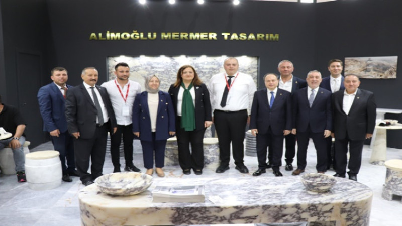 İzmir Mermer Fuarı'na Afyonkarahisar damgası