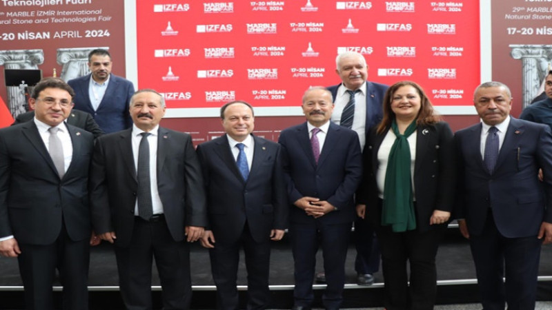 29. Marble İzmir Uluslararası Doğaltaş ve Teknolojileri Fuarı açıldı