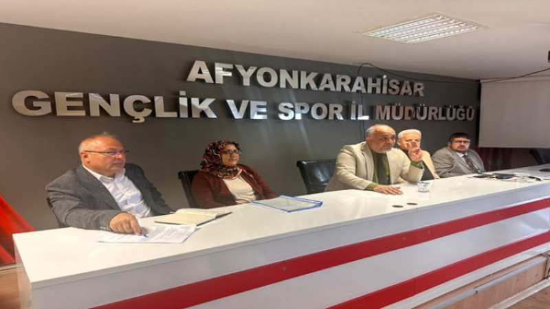Kasapoğlu başkanlığında eğitim çalışmaları için toplantı düzenlendi