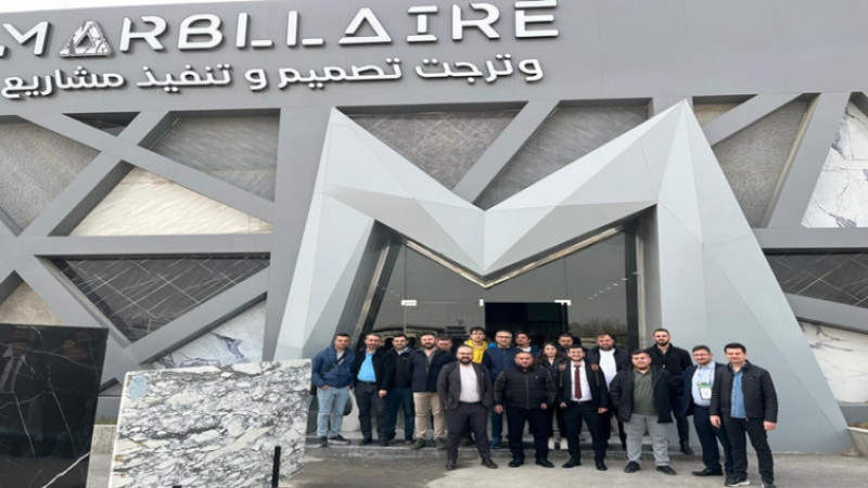 Mermer Heyeti, Arabistan'da Riyad Mermer Sanayi Bölgesini ziyaret etti