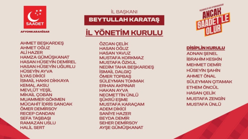 Saadet Partisi İl Kongresi gerçekleştirildi