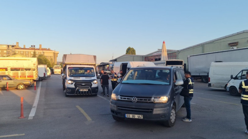 Deftedarlık tarafından toptancı halinde denetim gerçekleştirildi