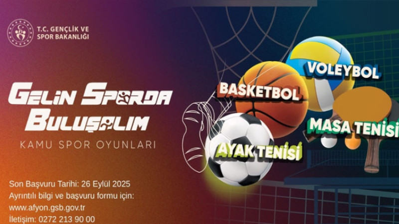 Kamu Spor Oyunları başlıyor