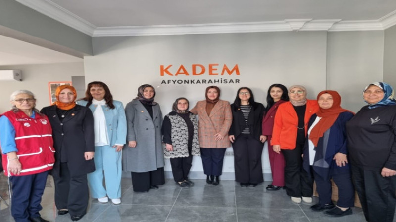 Karahisar Kadın Platformu, KADEM Afyonkarahisar'ı ziyaret etti