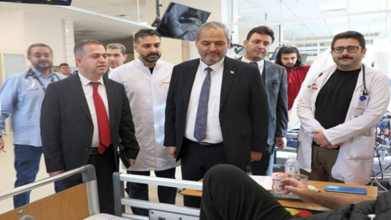 AFSÜ Hastanesi Hemodiyaliz Ünitesi 7/24 hizmete tam gaz devam ediyor