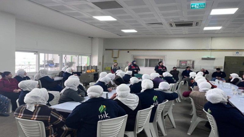 Jandarma tarafından 186 vatandaşa “Kadına El Kalkamaz” sunumu yapıldı