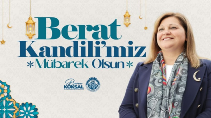 Burcu Köksal, Berat Kandili dolayısıyla bir mesaj yayımladı