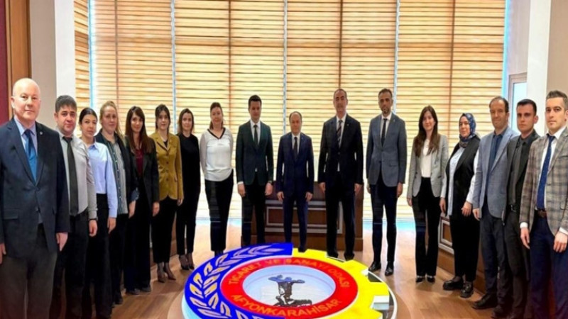 Hüsnü Serteser, ATSO çalışanlarıyla bayramlaştı