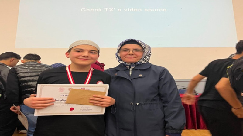 Tarihi liseden bir başarı daha