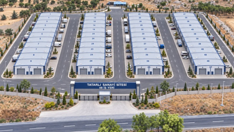 Tatarlı'da tarihi adım: 48 iş yeri için çalışmalar başladı