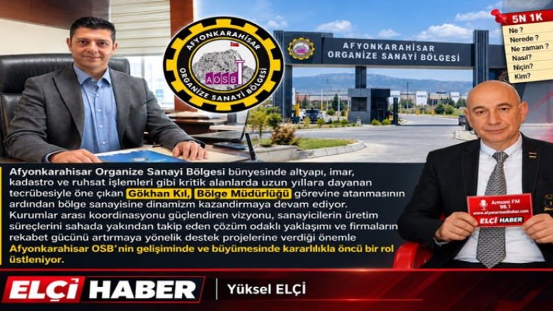 Afyonkarahisar OSB’de hizmetler hız kesmiyor