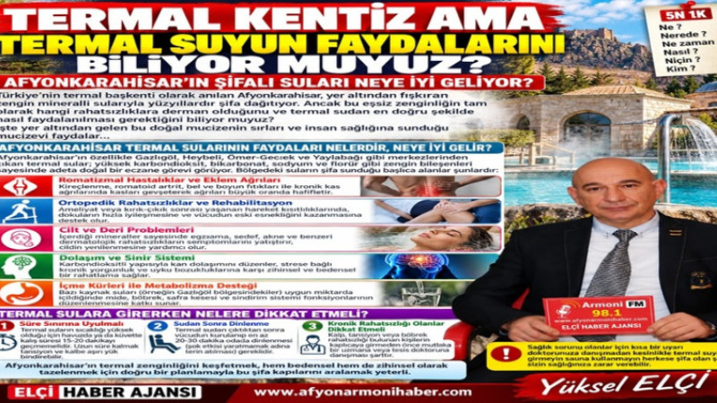 Termal Suyun Faydaları ve Bilinmesi Gerekenler   